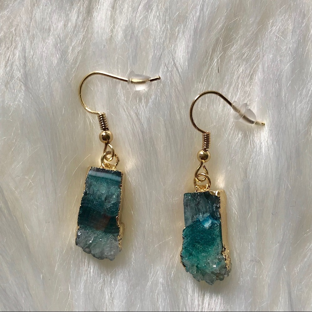Blue Quartz Earrings